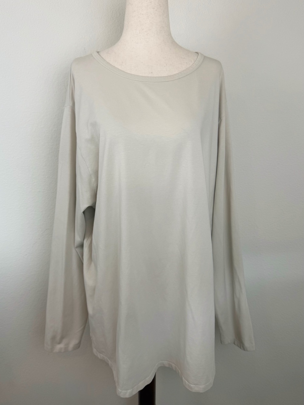 Nuuds Men’s Long Sleeve Bone Colored Shirt